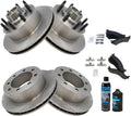 Front and Rear Brake Pad & Rotor Kit Compatible with Ford E-250