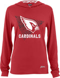 NFL Women's Lightweight Hoodie with Lined Hood for Comfort
