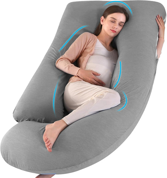 U-Shaped Pregnancy Pillow for Sleeping - Full Body Support
