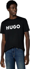 HUGO Mens Print Logo Short Sleeve T-Shirt - Clean Fit and Quality