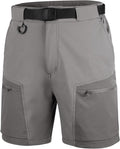 Men's Cargo Hiking Shorts with Belt - Lightweight Quick Dry 32