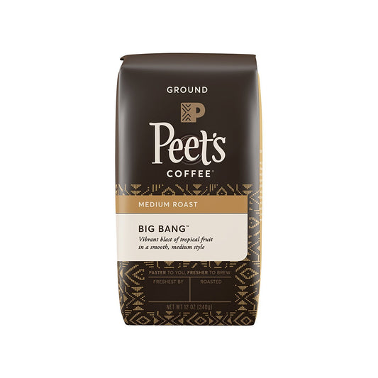 Peet's Coffee Big Bang, Energizing Medium Roast, 12 oz