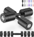 MERACH Dumbbell Set of 2 Adjustable Weights for Women - Compact