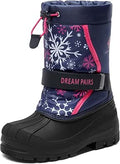 DREAM PAIRS Boys & Girls Mid Calf Waterproof Winter Snow Boots - Warm