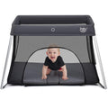 BABY JOY Baby Foldable Travel Crib - Lightweight Portable Playpen