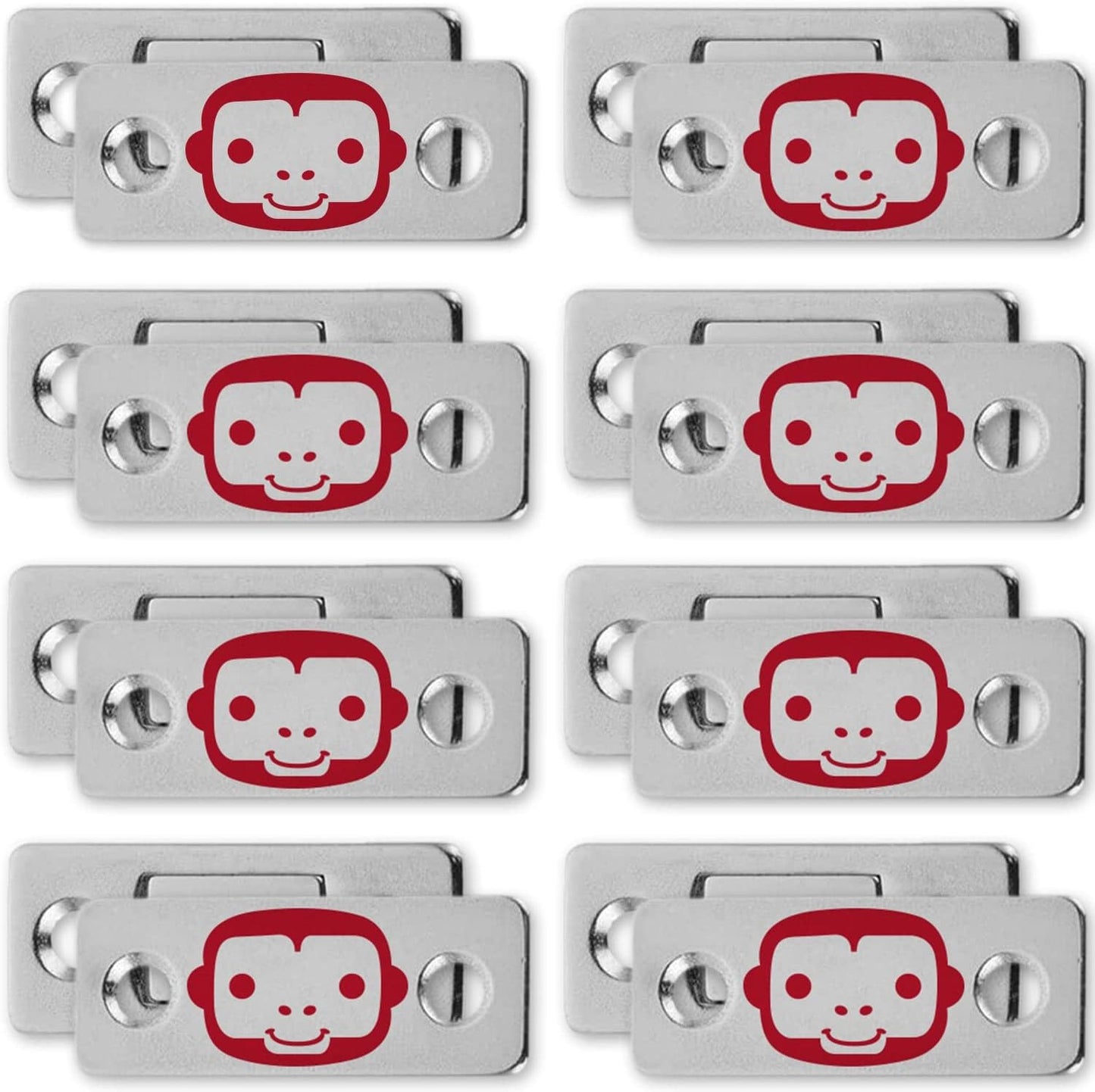 RUBY Monkey Magnets: Easy Install, Slim Design, 8 Sets