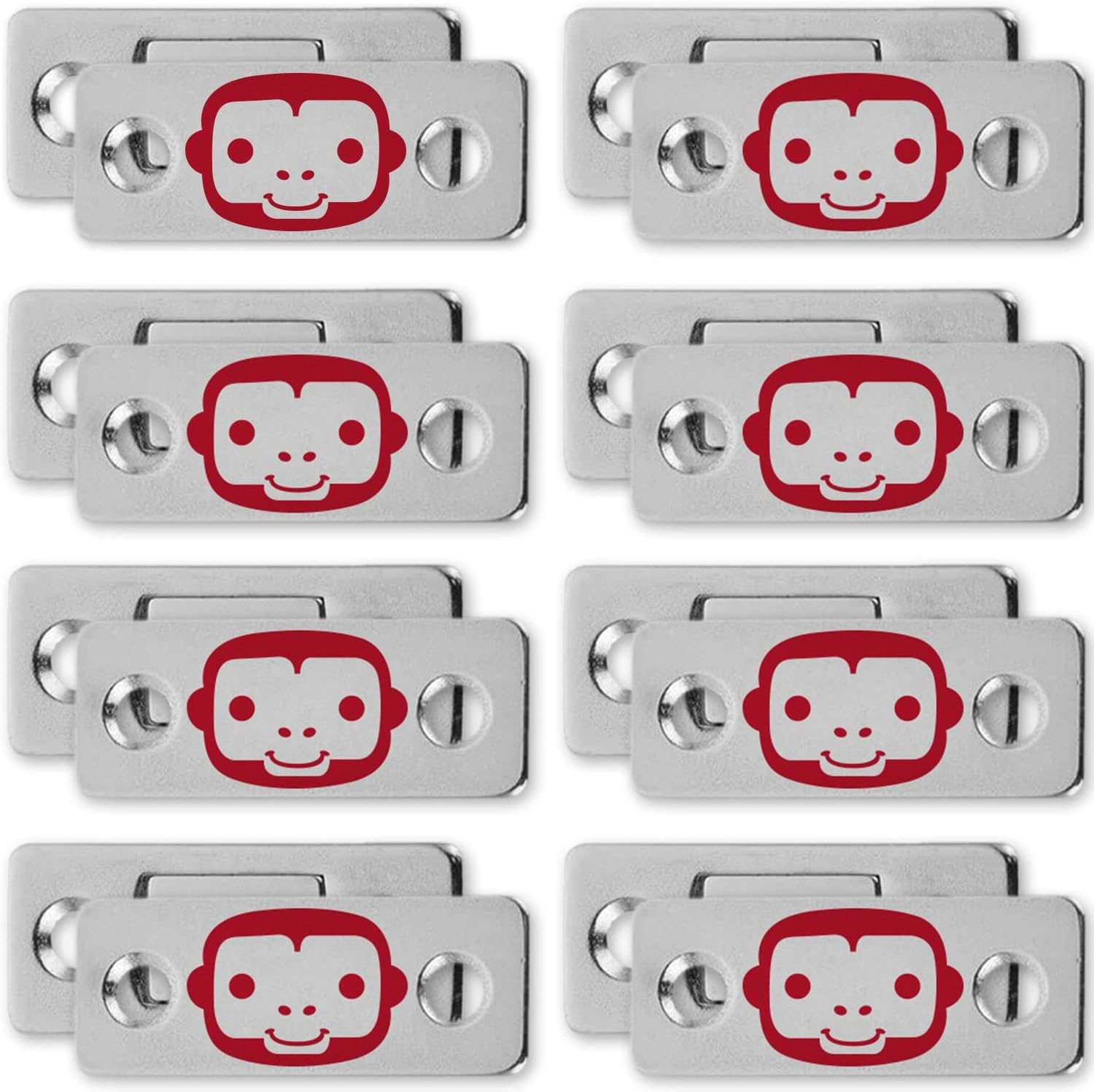 RUBY Monkey Magnets: Easy Install, Slim Design, 8 Sets