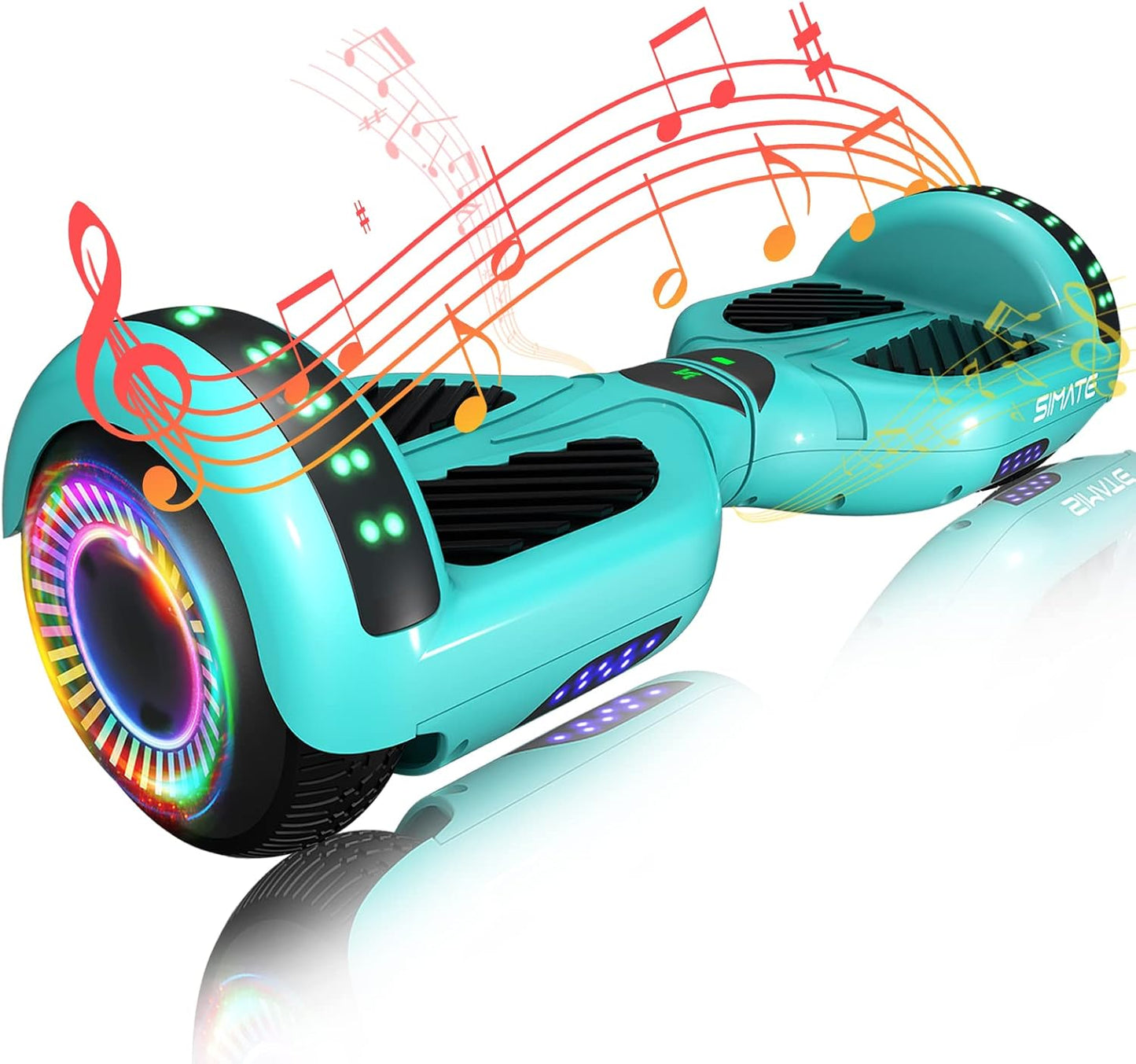 Self-Balancing Hoverboard with Bluetooth & LED Lights for All Ages