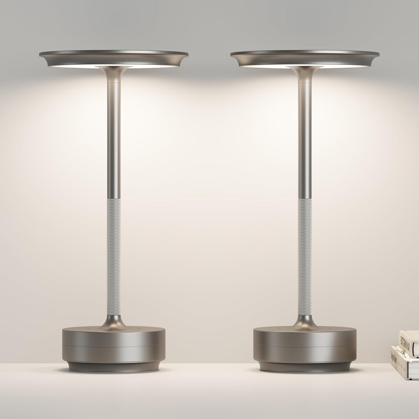 LED Cordless Table Lights Set of 2 for Outdoor and Indoor Use
