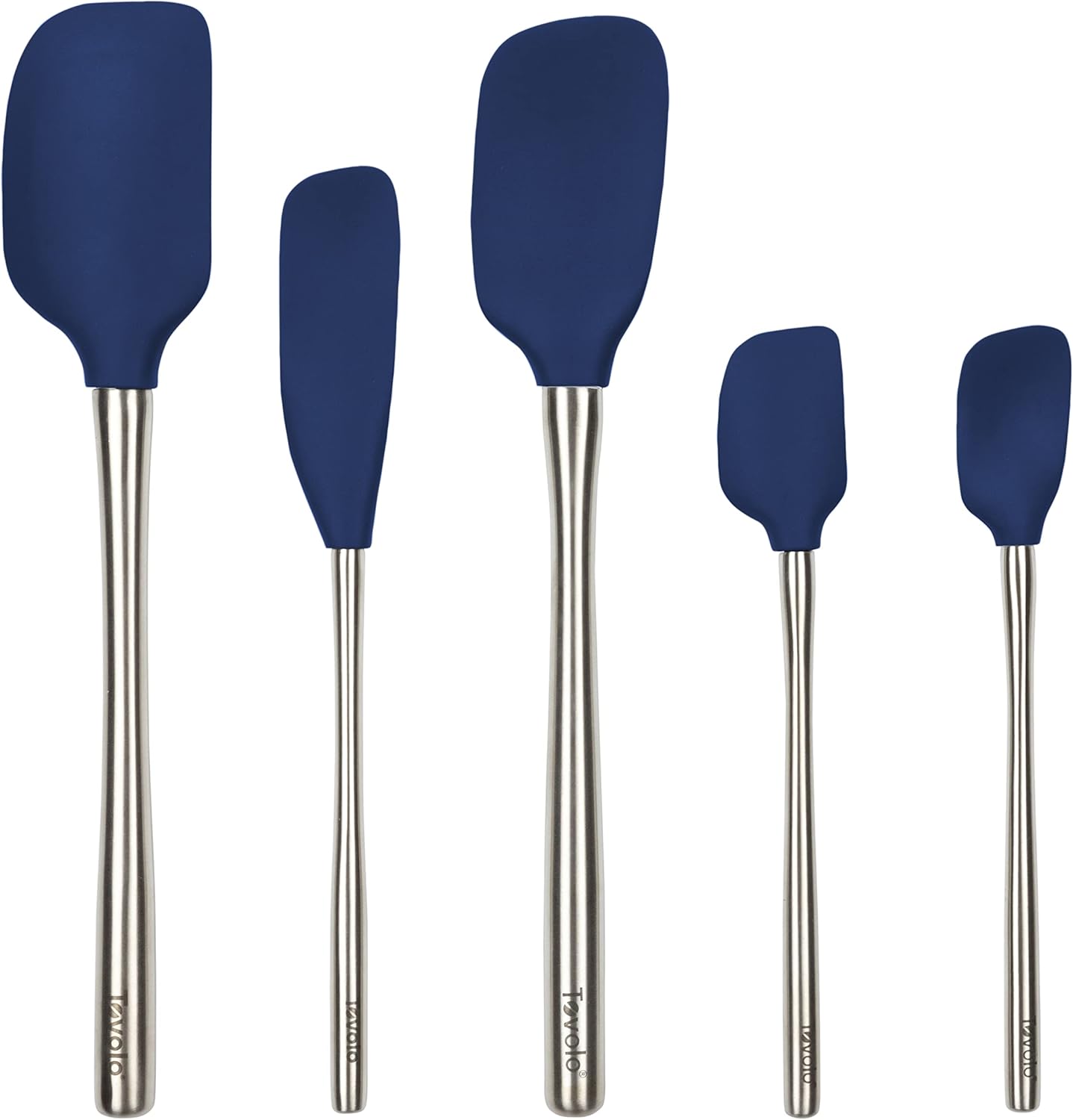 Tovolo Flex-Core Stainless Steel Spatula Set for Cooking