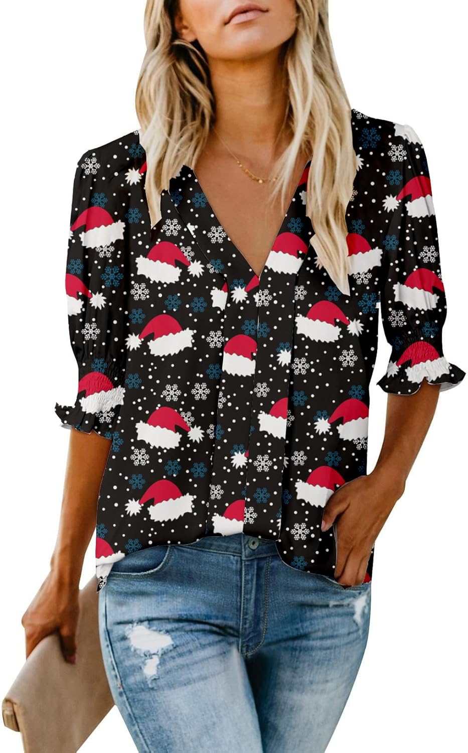 Thanksgiving Blouses Women's Dressy Tops for Fall Celebrations