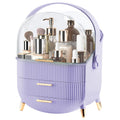 Makeup Organizer for Vanity - Large Dustproof Cosmetic Display Case