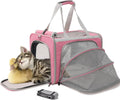 Soft Cat Carrier Pink Small Dog Carrier - Airline Approved Expandable
