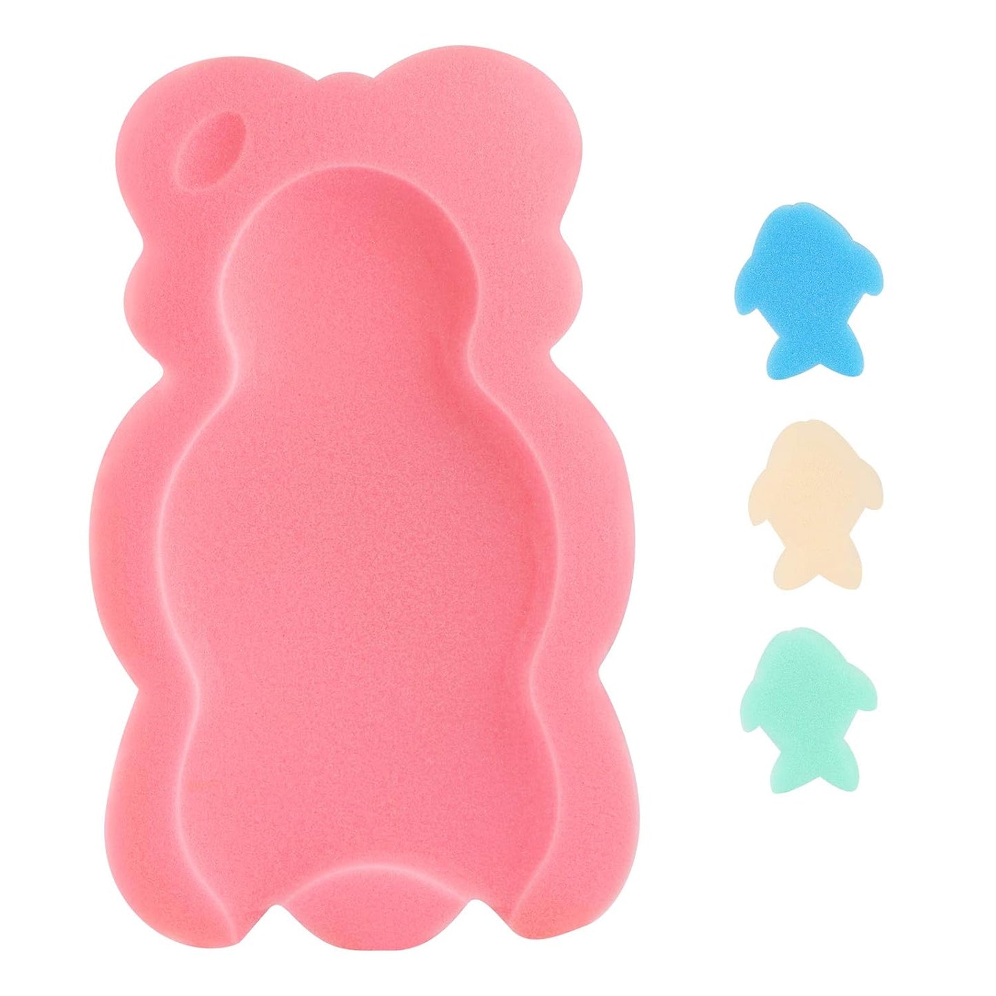 Ultra-Soft Baby Bath Cushion - Pink Bliss