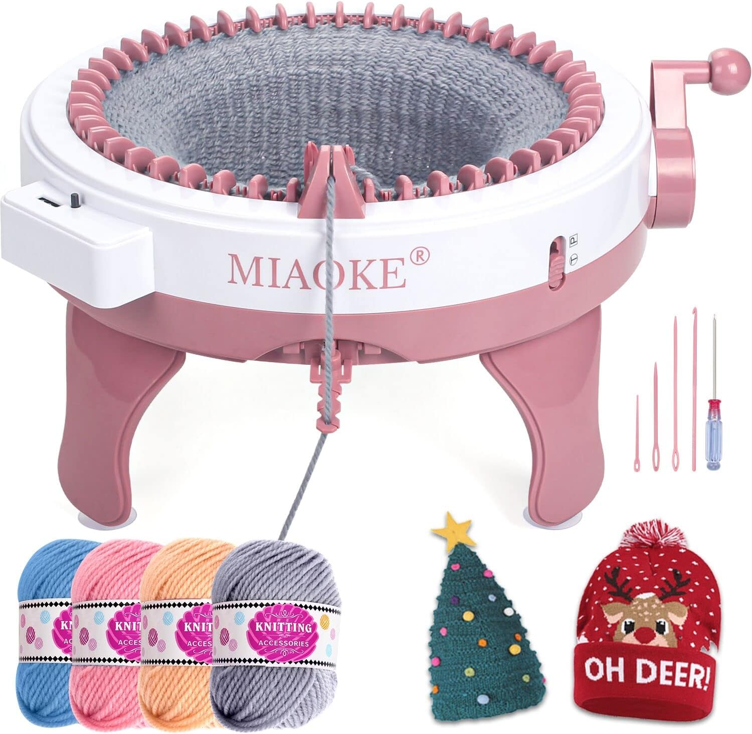 Knitting Machine with 48 Needles for Effortless Weaving Fun