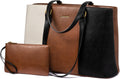 LOVEVOOK Laptop Tote Bag for Women - Padded 15.6in Work Tote