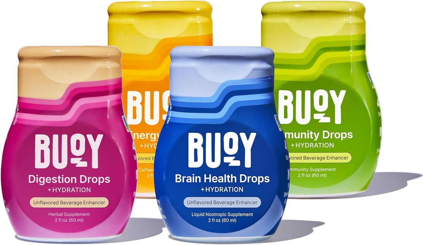Buoy Electrolyte Drops Variety Pack for Hydration and Energy