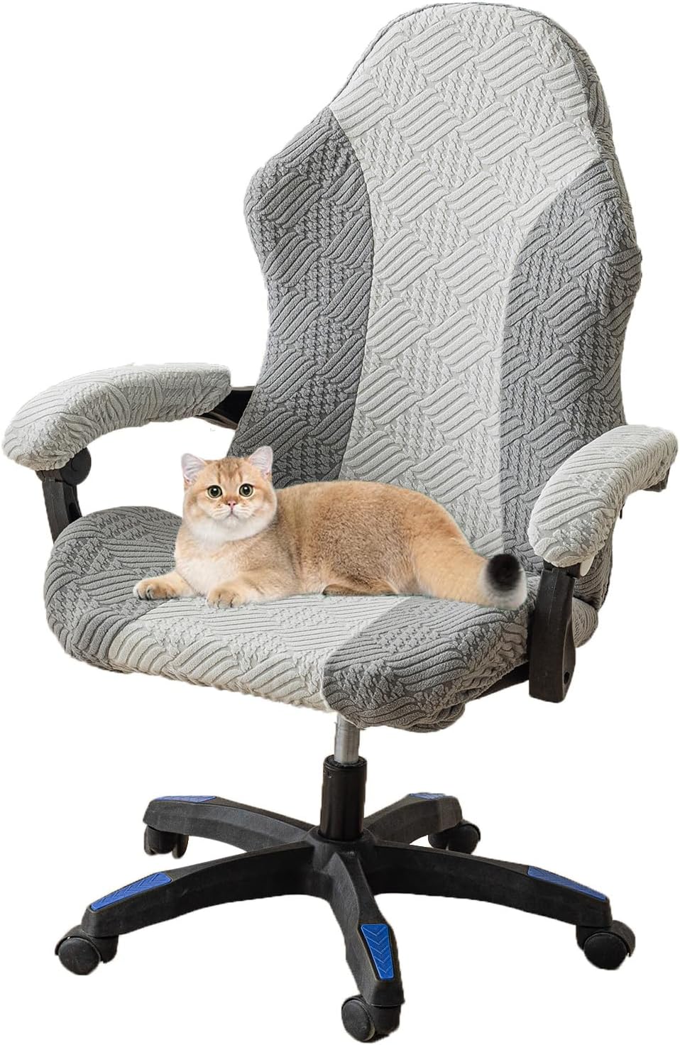Stretchable Gaming Chair Cover Set - Enhanced Comfort!
