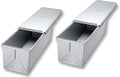 USA Pan Pullman Loaf Pan with Cover Set of 2 - Consistent Sandwich