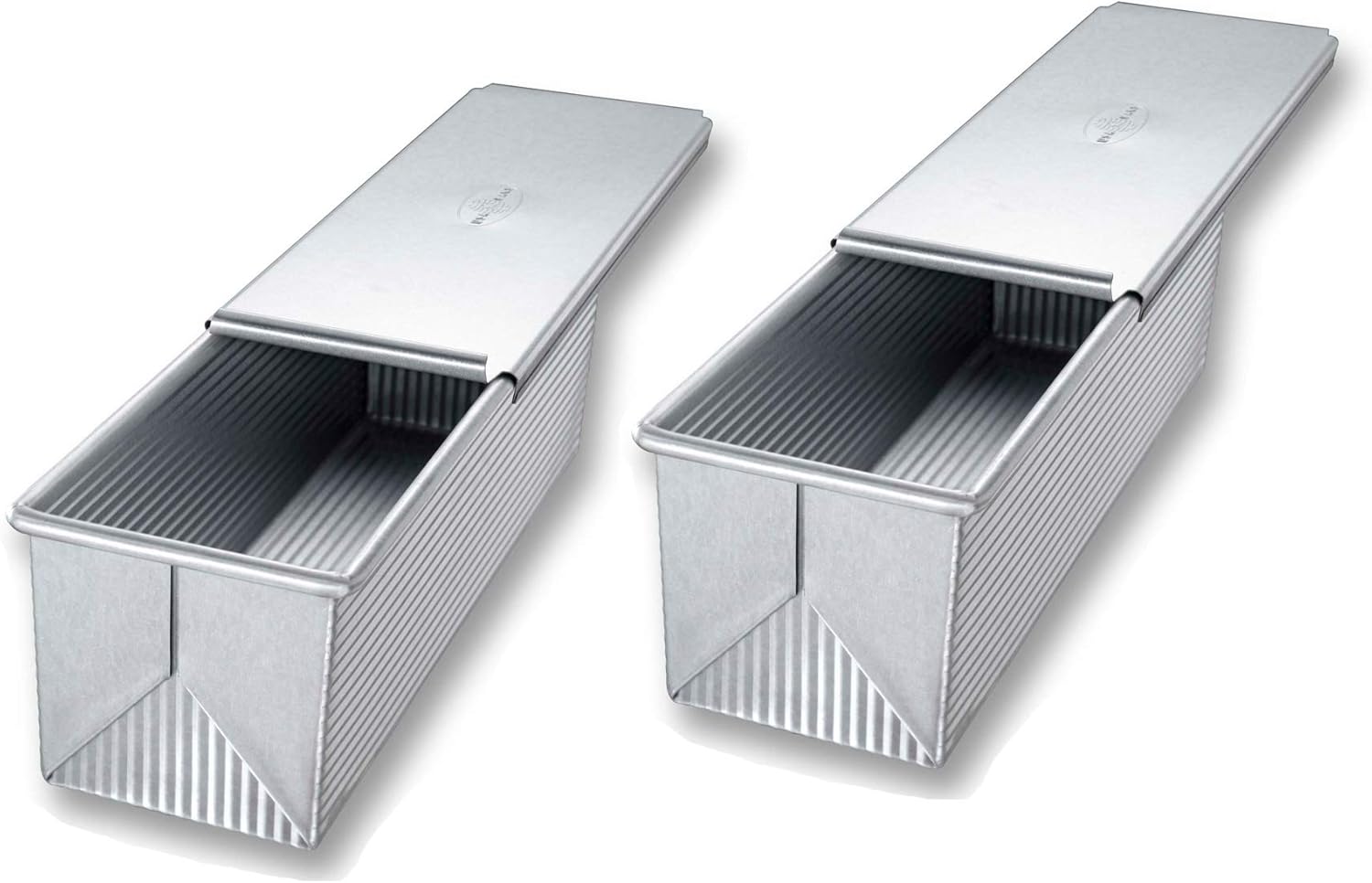 USA Pan Pullman Loaf Pan Set of 2 for Perfect Bread Baking