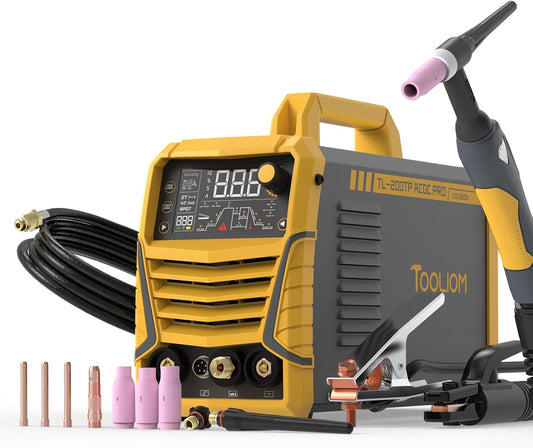 TOOLIOM 200A Dual Voltage TIG Welder with Pulse