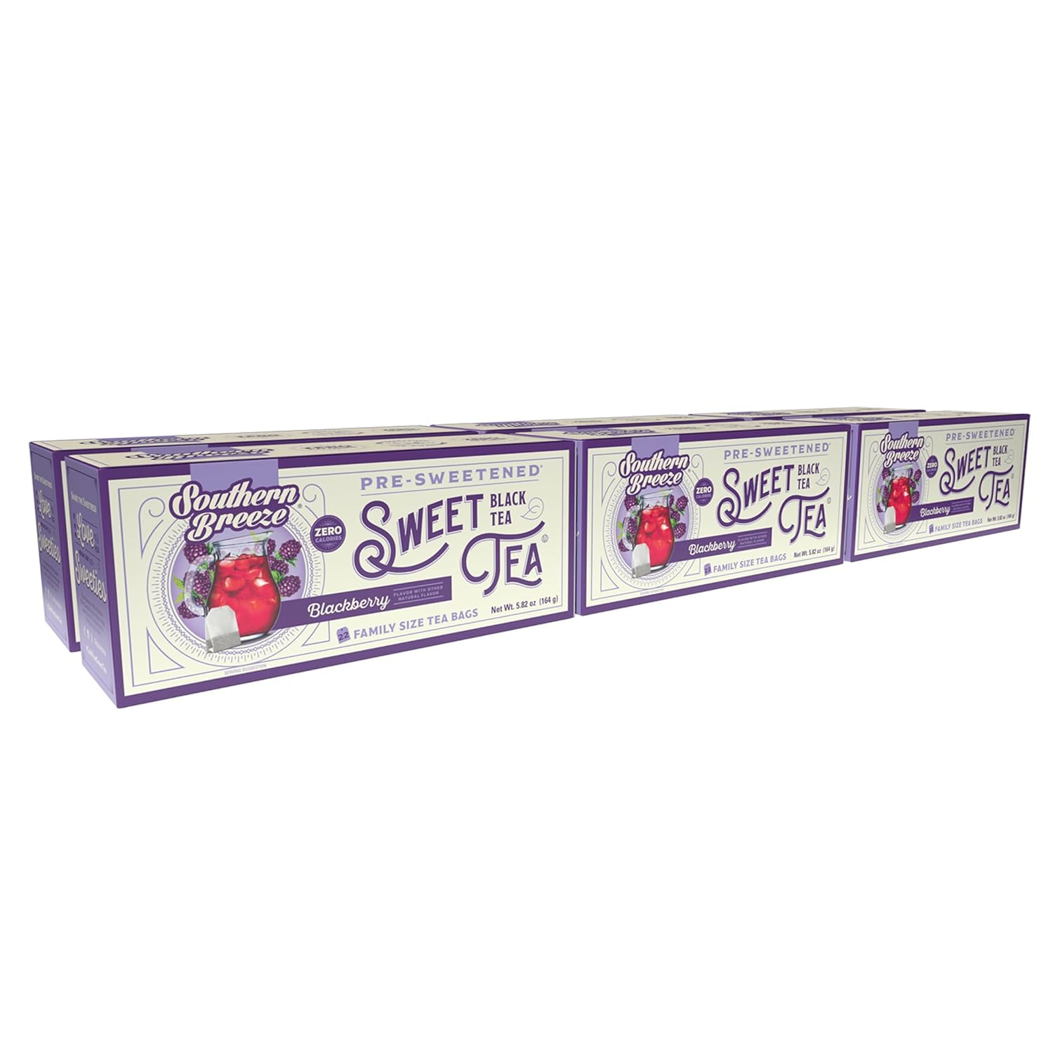 Southern Breeze Hot Brew Sweet Tea Blackberry Iced Tea Pack