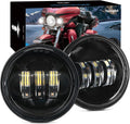 Nilight Motorcycle 4.5 in LED Fog Passing Lights - Bright, DOT Legal