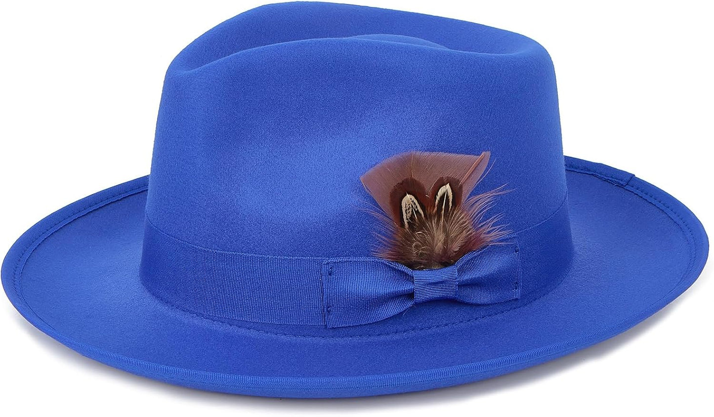FADACHY Fedora Hats for Men & Women - Classic Wide Brim Style