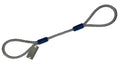 1/2 in x 15 ft Galvanized Single Leg Wire Rope Sling - Durable Lift