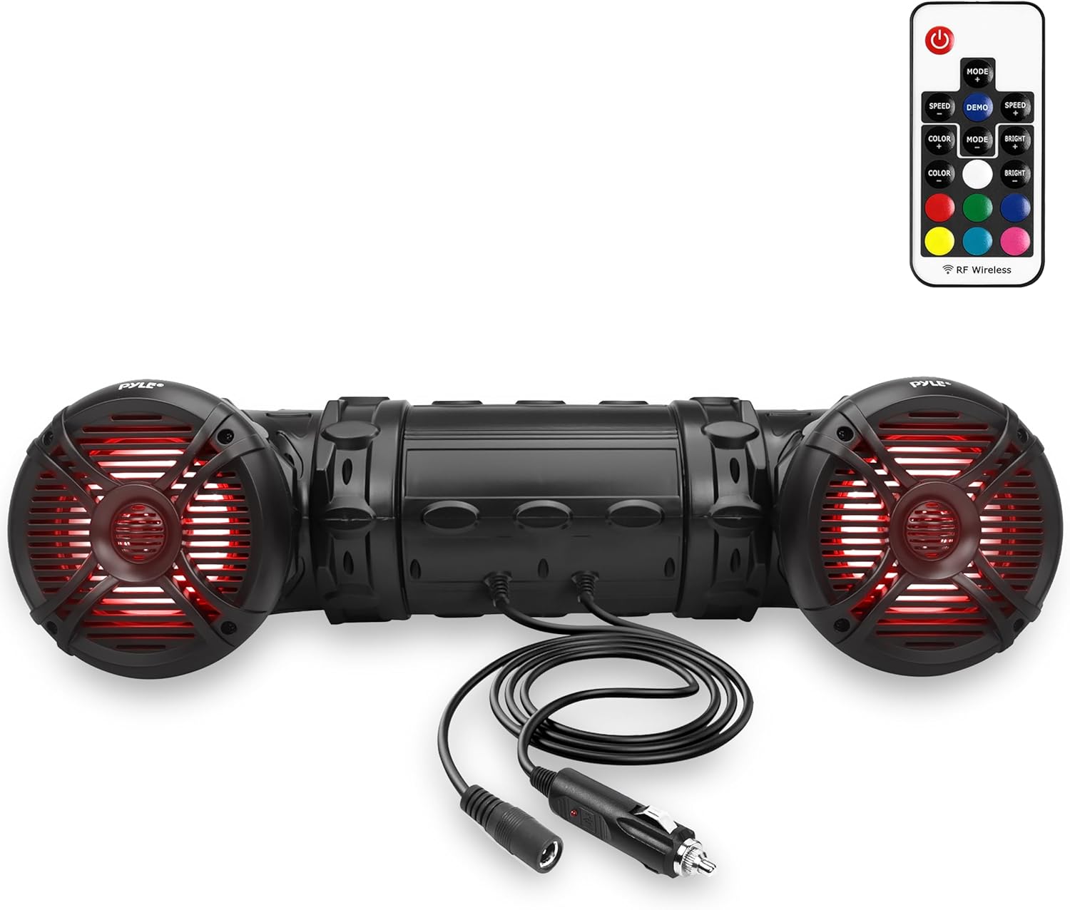 Pyle Bluetooth Speakers 800 Watt Waterproof Sound System for Outdoors