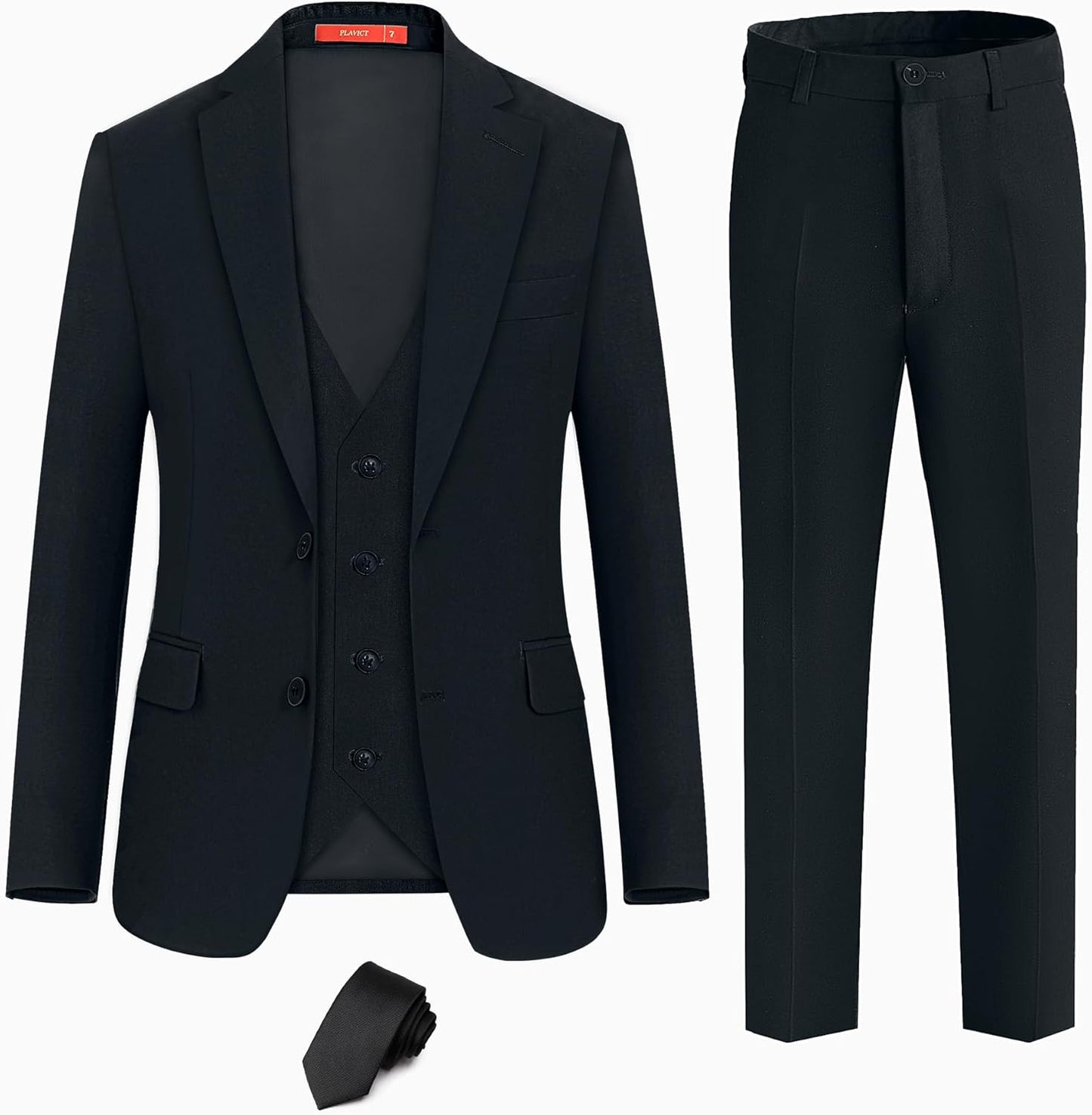 Plavict Boys Formal Suit Slim Fit for Weddings and Events