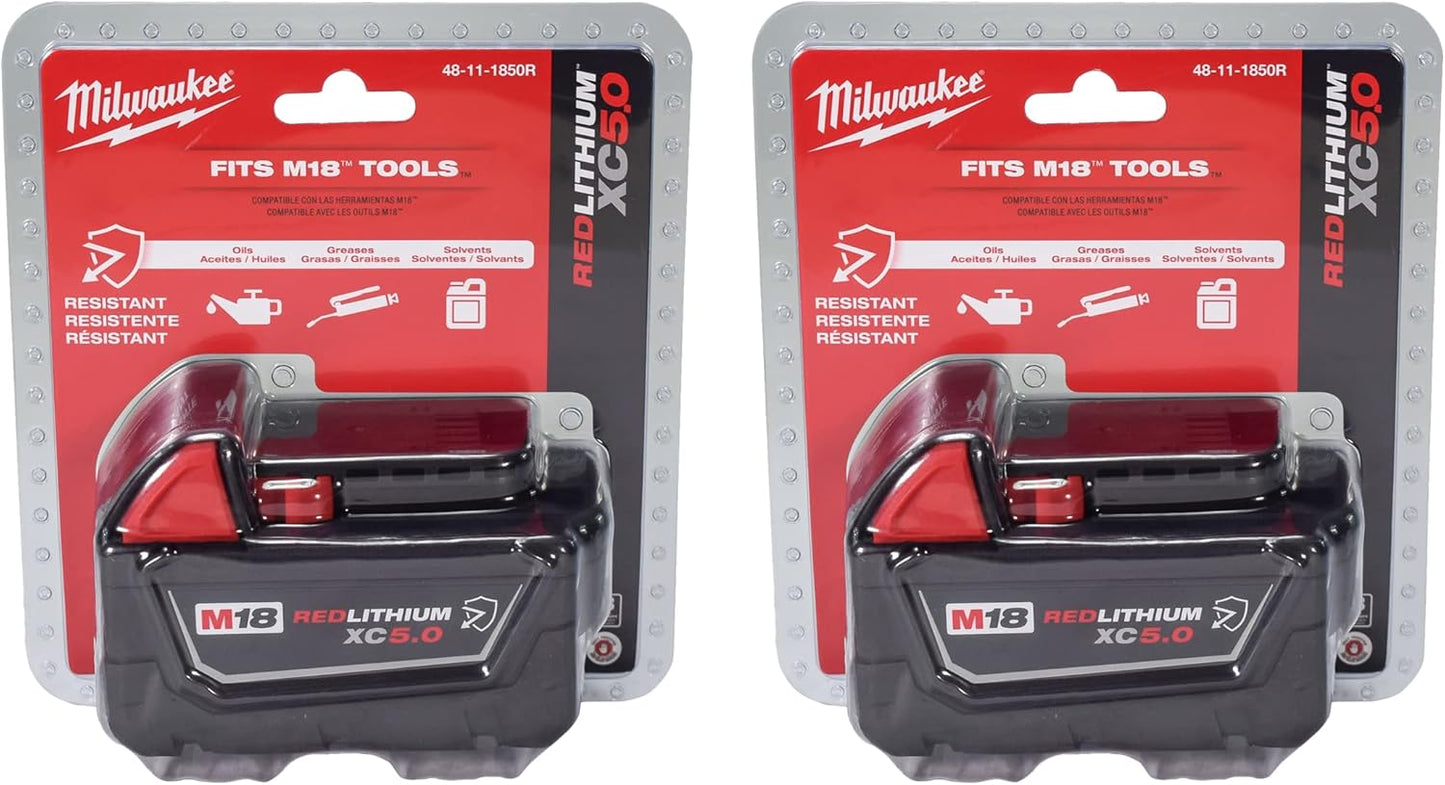 Milwaukee M18 18V 5Ah XC Extended Capacity Battery 2 Pack Review