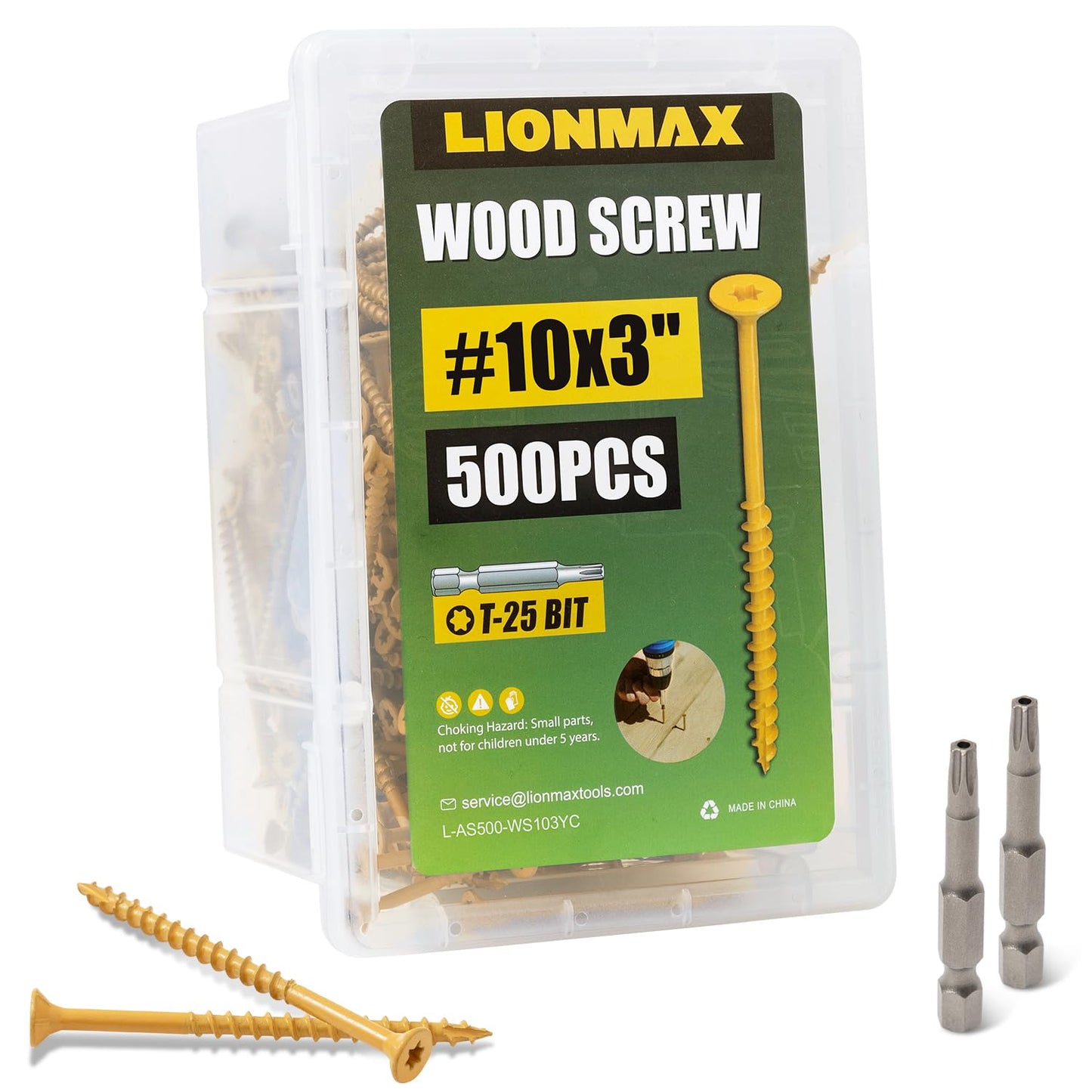 LIONMAX Deck Screws 3 Inch for Superior Outdoor Construction