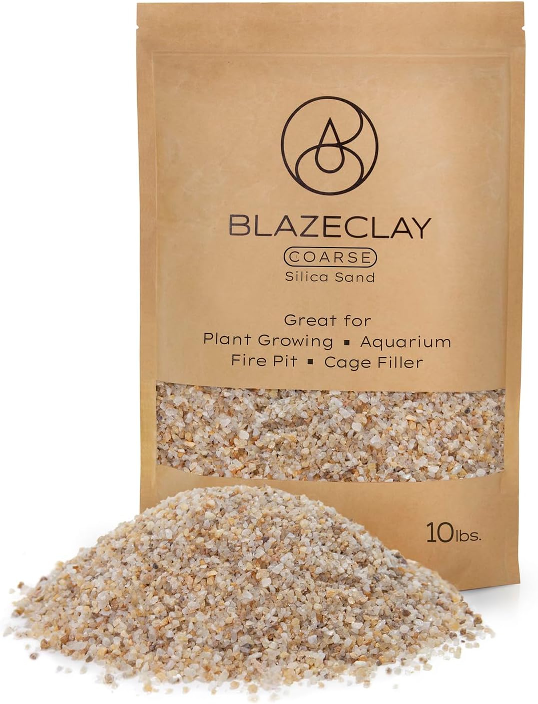 Coarse Silica Sand for Plants - Perfect for Terrariums and Gardens