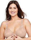 Glamorise Plus Size Wonderwire Lace Front-Closure (Style 4Y19)