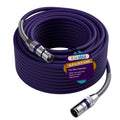Premium 150ft XLR Microphone Cable - Heavy Duty 22AWG OFC Purple