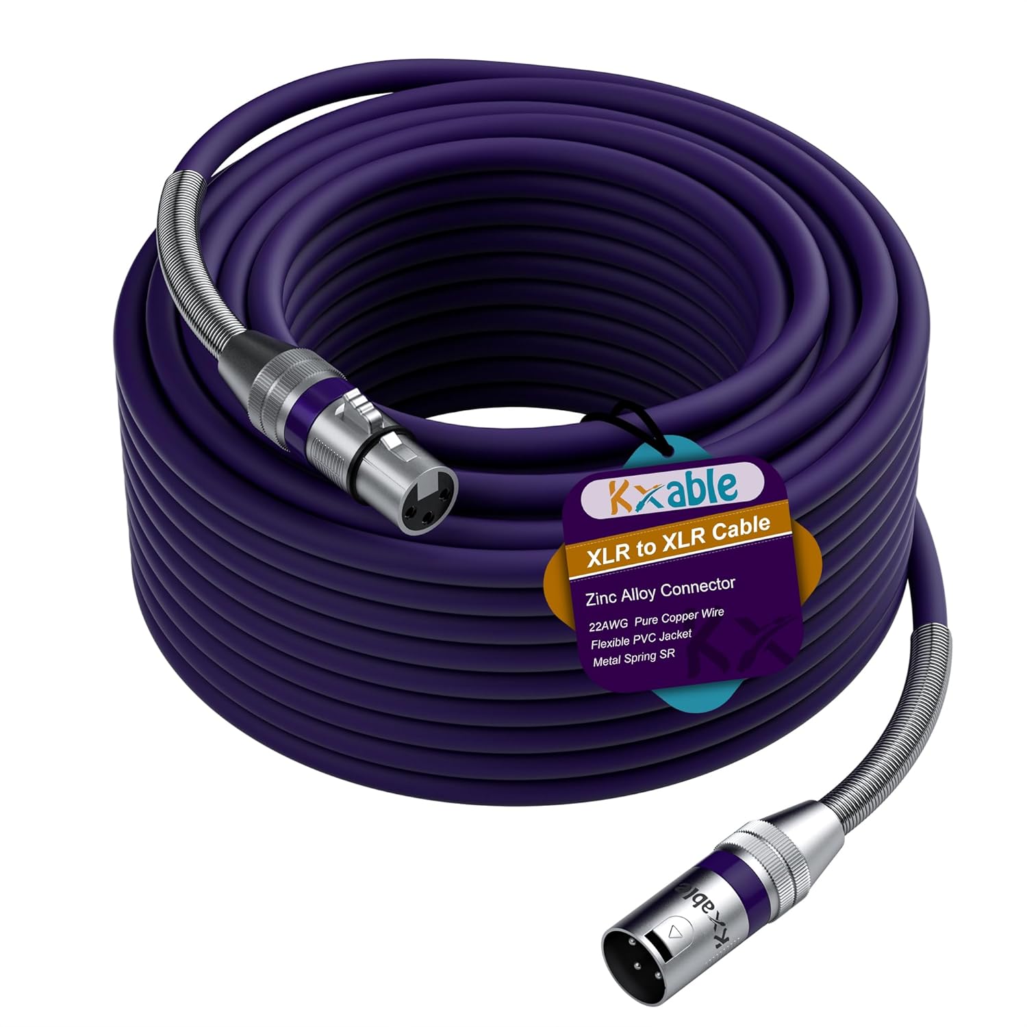 Premium 150ft XLR Microphone Cable for High Fidelity Sound