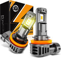 Auxbeam 2025 H11 H8 H9 Fog Lights - 3000K Golden Yellow Visibility