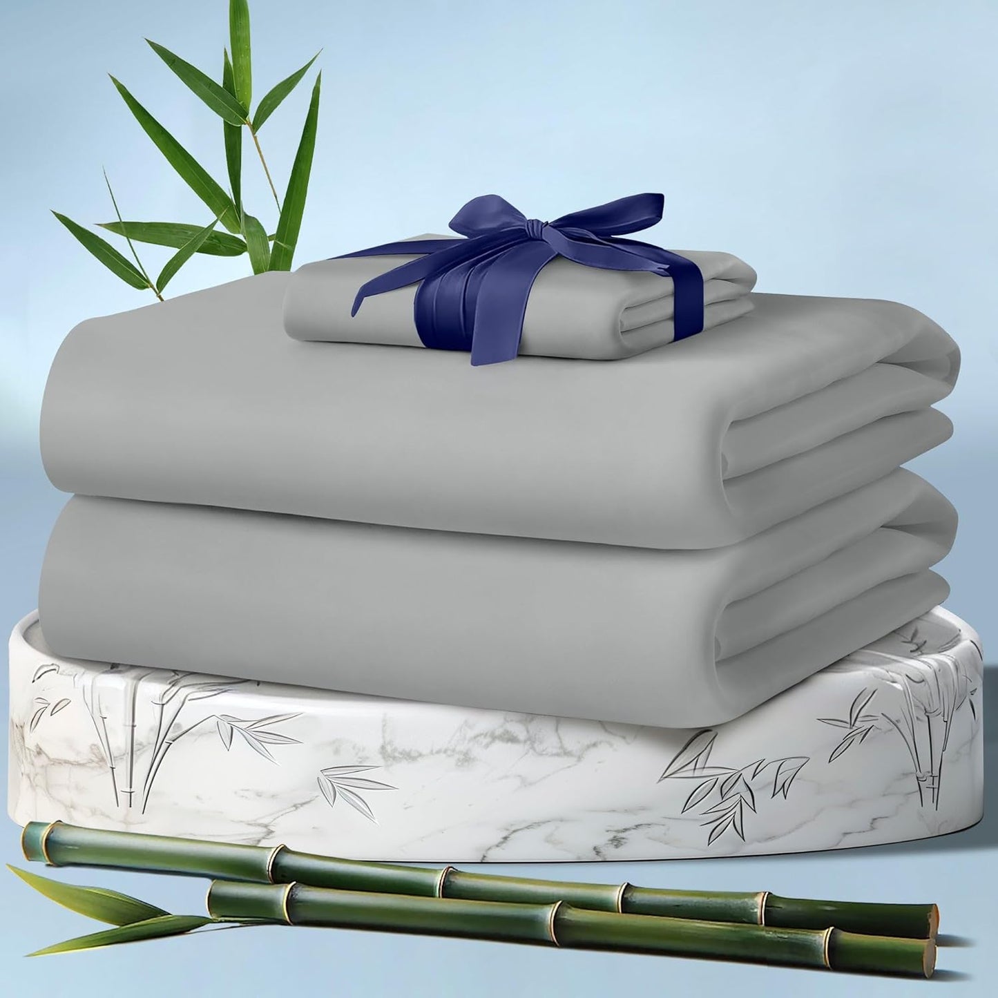 Viscose Derived from Bamboo Twin Sheets Set - Ultra Soft Comfort