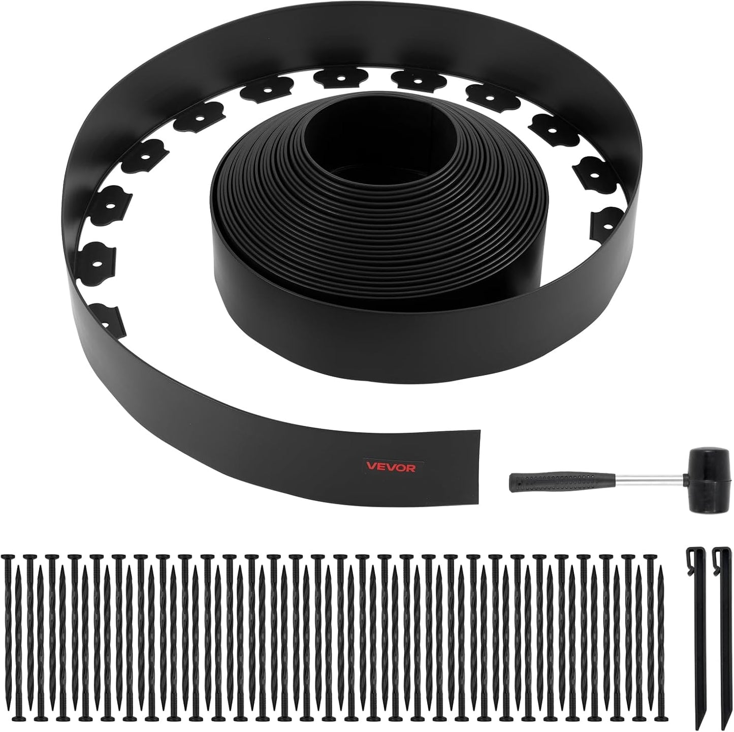 VEVOR Landscape Edging 66 ft Flexible Plastic Garden Border