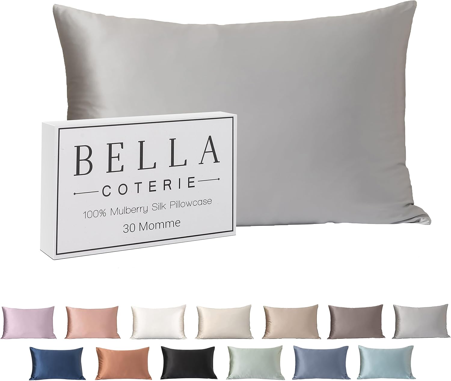 Luxury Silk Pillowcase for Hair and Skin - 30 Momme Softness