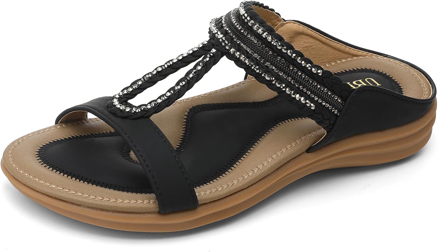 UBFEN Womens Slides Walking Sandals for Summer Comfort