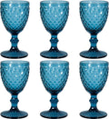 Vintage Wine Glasses Set of 6 for Elegant Table Settings