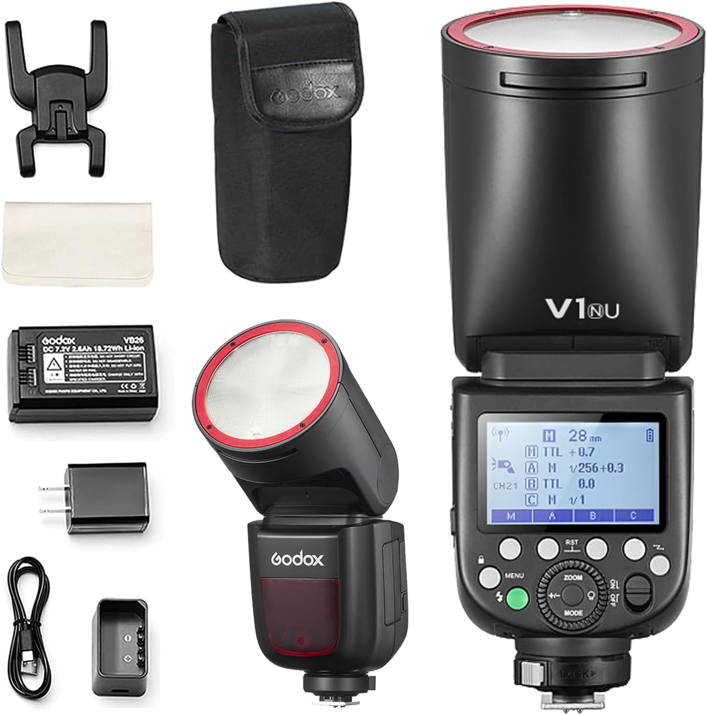 Godox V1-N Flash Speedlight for Nikon with Wireless TTL Features