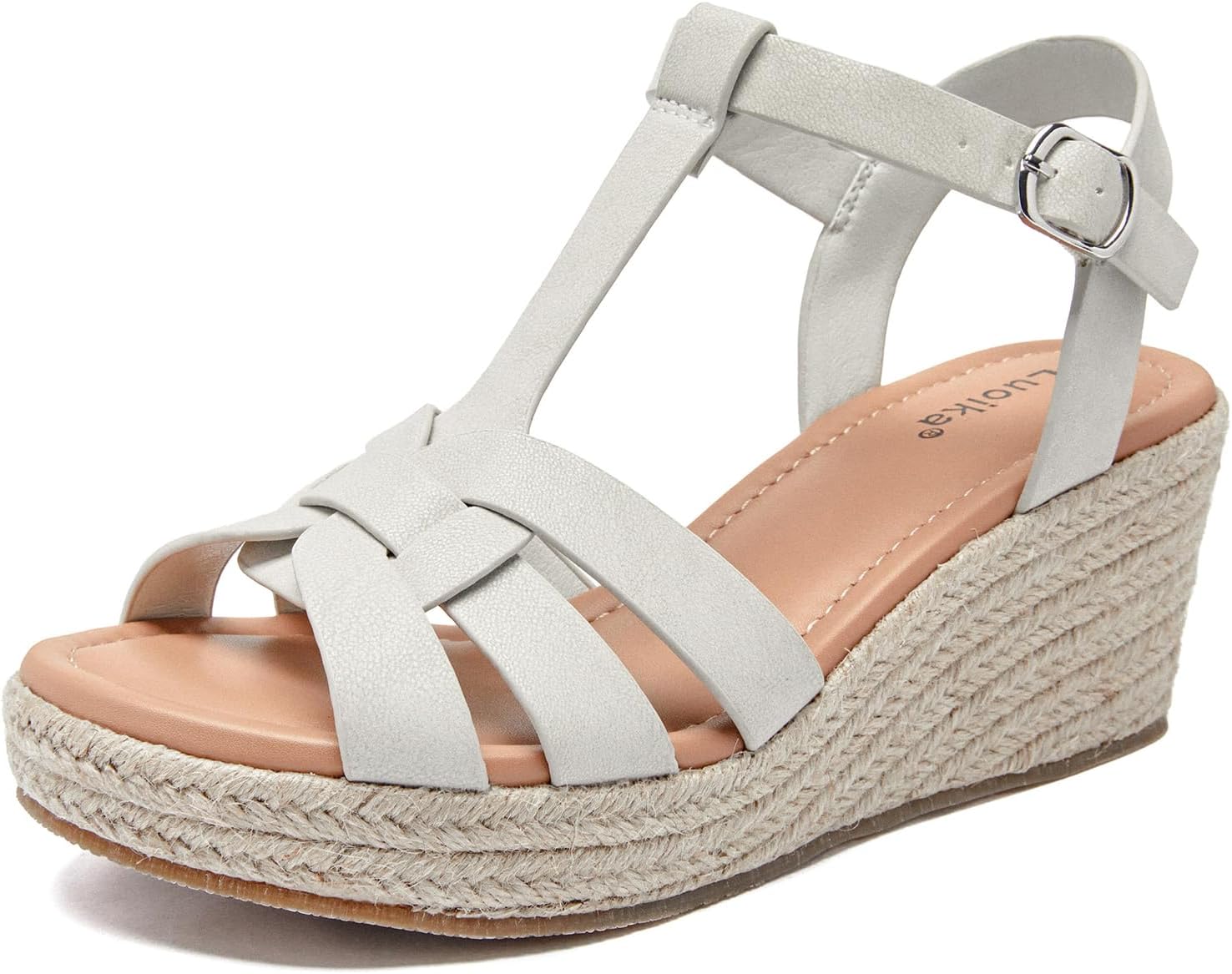 Luoika Women's Wide Width Wedge Sandals for Summer Style