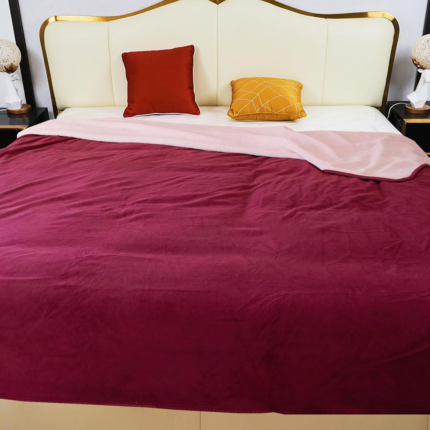 Waterproof Blanket for Bed, Reversible & Washable King Size