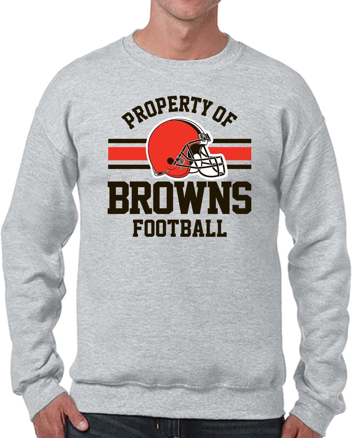 Cleveland Browns Crewneck Fleece Sweatshirt for All Fans