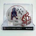 Autographed Earl Campbell Houston Oilers Mini Helmet - HOFSM