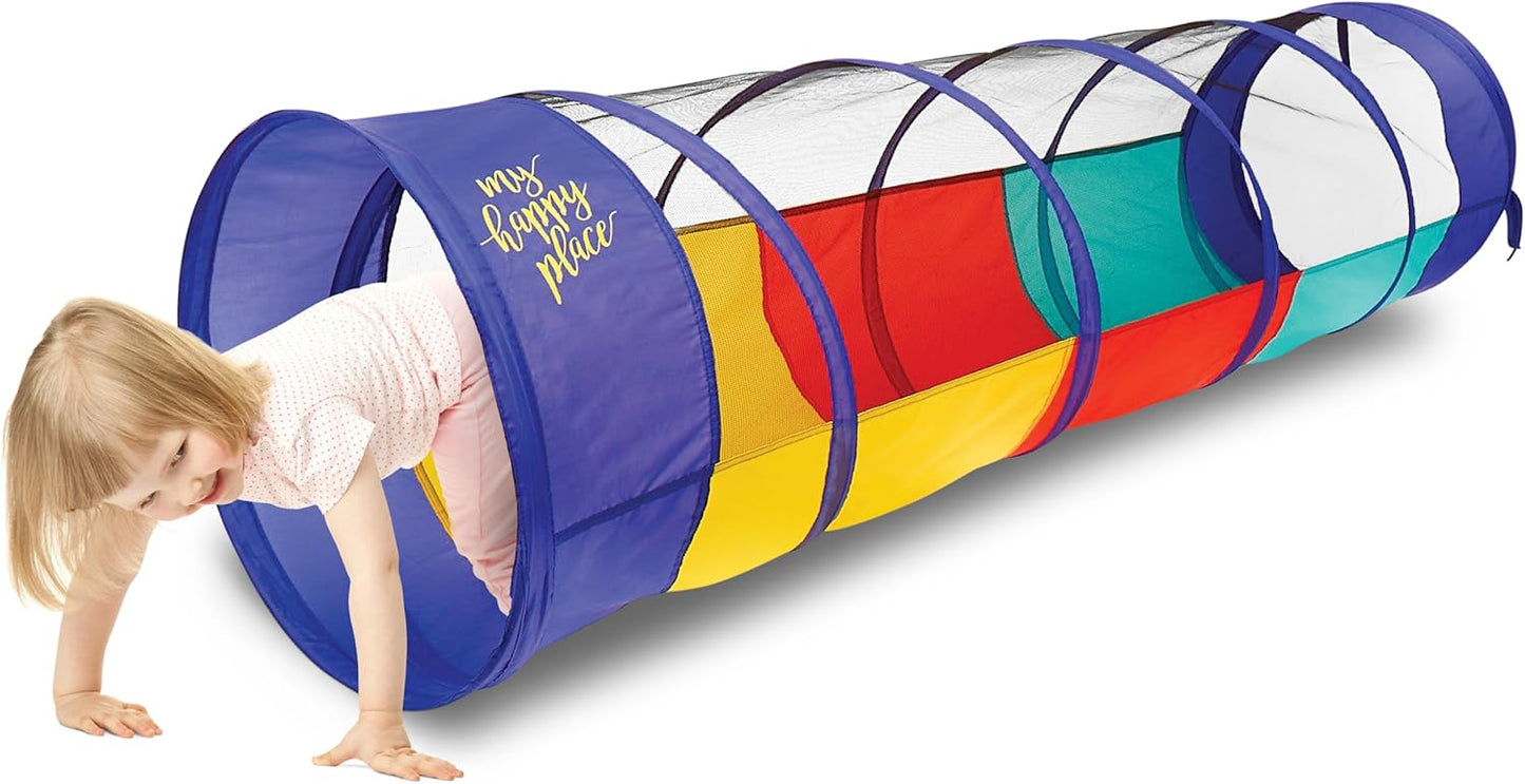 Kiddey Play Tunnel | See Through Sides | Indoor/Outdoor Fun
