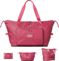 Foldable Travel Bag for Women 40L Weekender - Packable Carry On